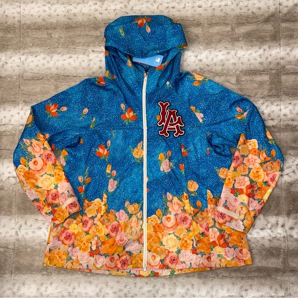 NWT💕VERY RARE GUCCI LA Dodger Chikae
Floral Manga Anime Windbreaker Jacket - Picture 2 of 16